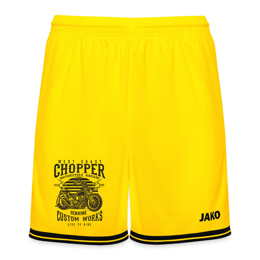 JAKO basketbalshort Center 2.0 - geel/zwart