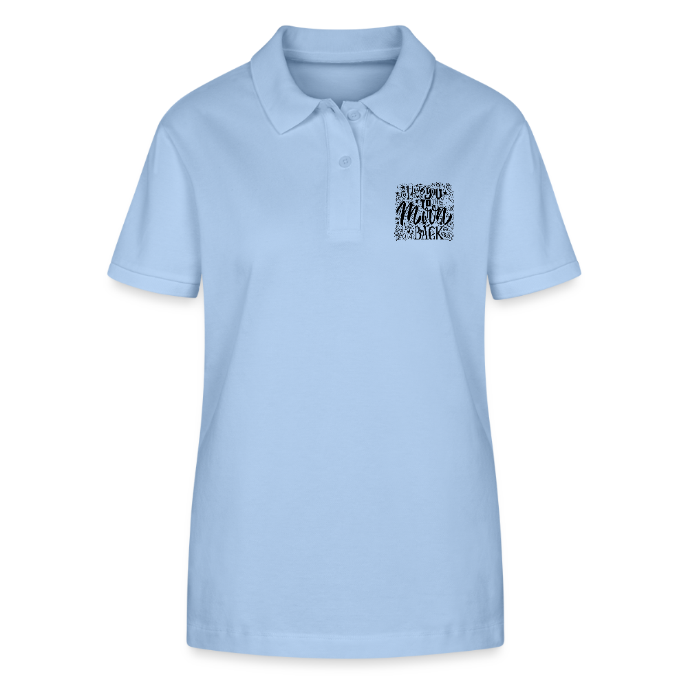 Stanley/Stella Vrouwen bio poloshirt ELLISER - sky blue