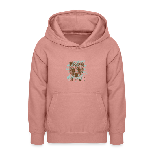 Teenager hoodie - altrosa