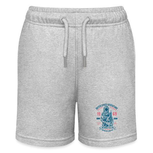 Stanley/Stella teenager bio-joggingshorts MINI BOLTER - grijs gemêleerd