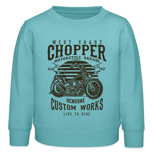 Stanley/Stella Mini Changer bio kindersweatshirt - pastel-turquoise