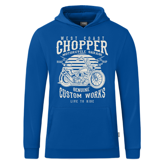 JAKO Kinderhoodie Organic - blauw