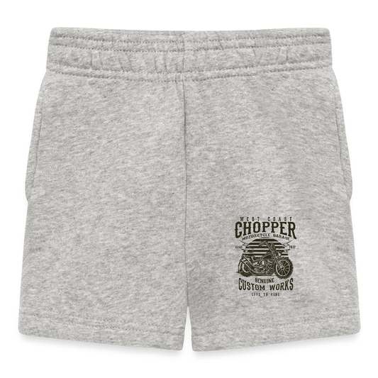 Baby shorts - grijs gemêleerd