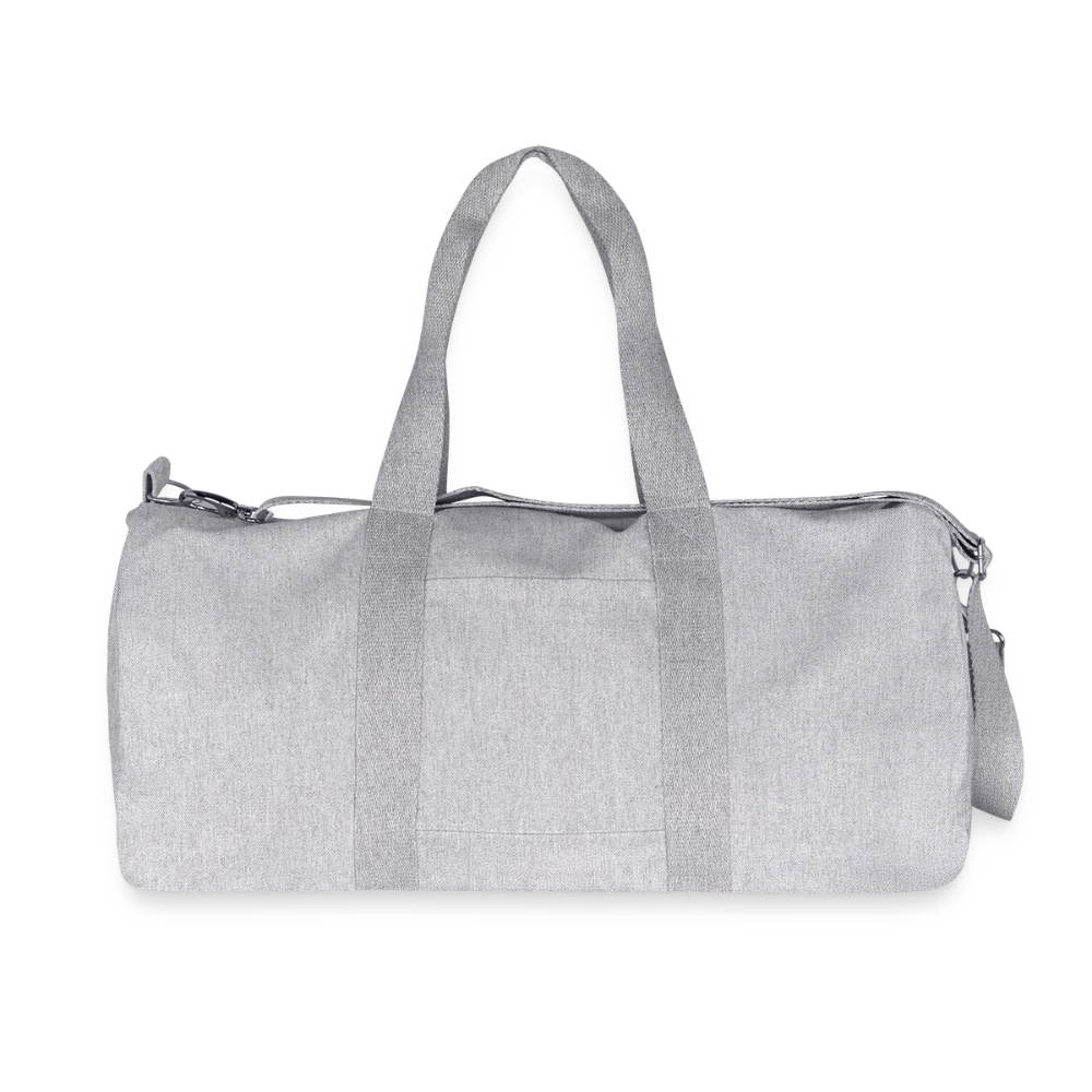 Stanley/Stella gerecyclede canvas sporttas - grijs gemêleerd