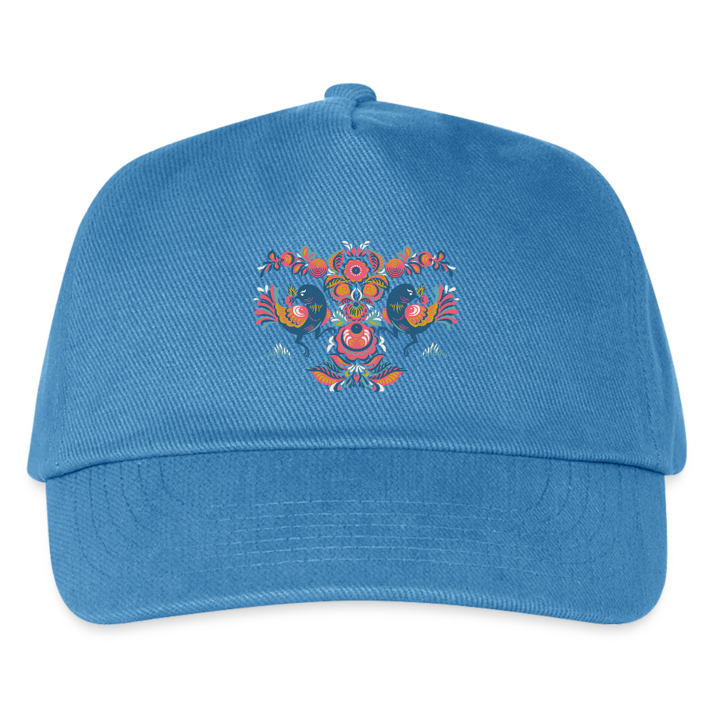 Kinder basecap - pauwblauw