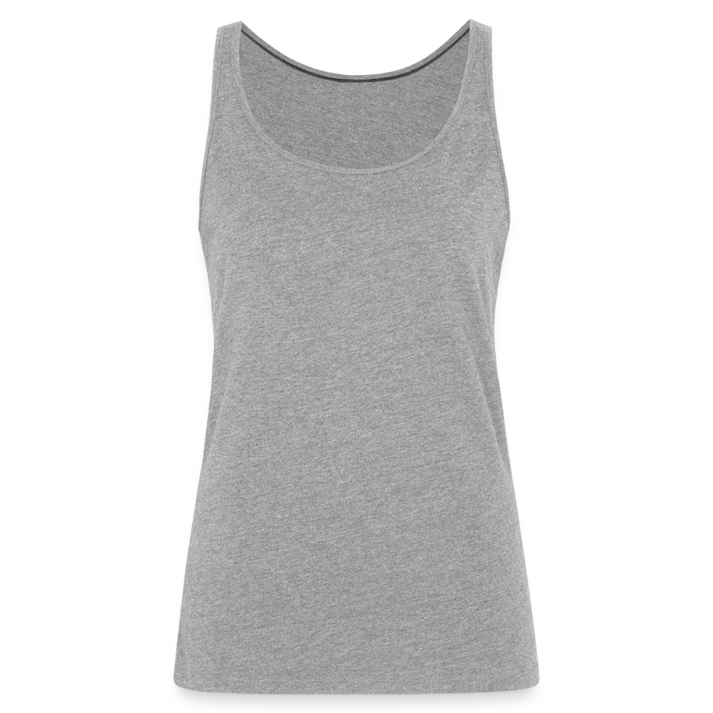 Vrouwen Premium tank top - grijs gemêleerd