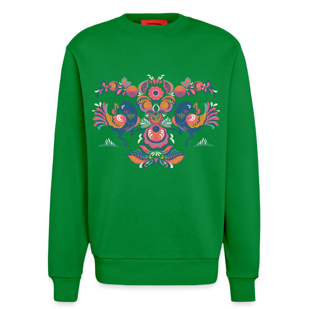 Organic relaxed crewneck made in EU - City Green