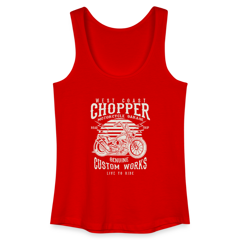 Vrouwen bio tanktop - rood