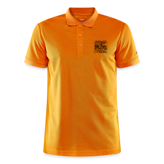 CRAFT Core Unify polo - lichtoranje gemêleerd