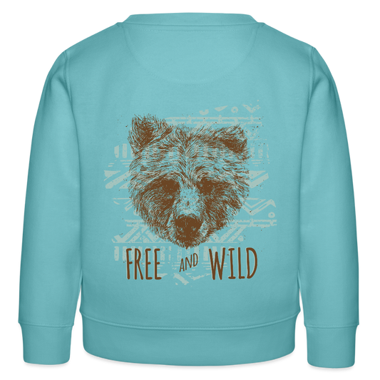Stanley/Stella Mini Changer bio kindersweatshirt - pastel-turquoise