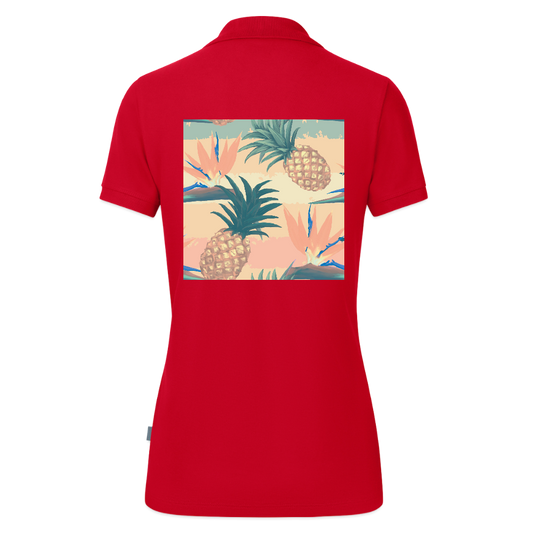 JAKO Vrouwen polo Organic - rood