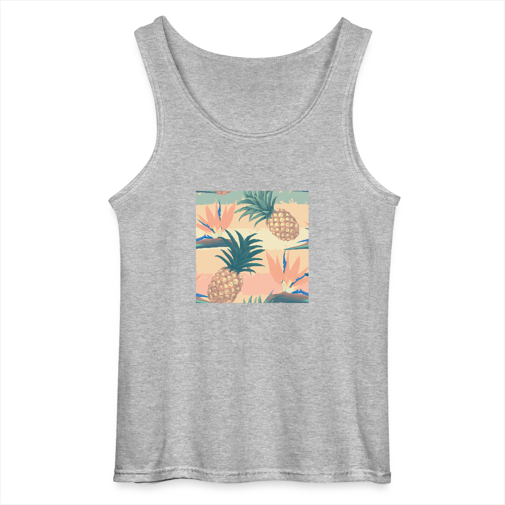 Gildan mannen tanktop - grijs gemêleerd
