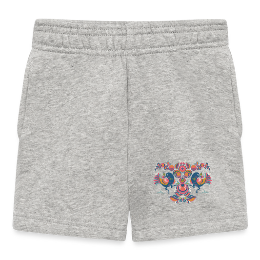 Baby shorts - grijs gemêleerd
