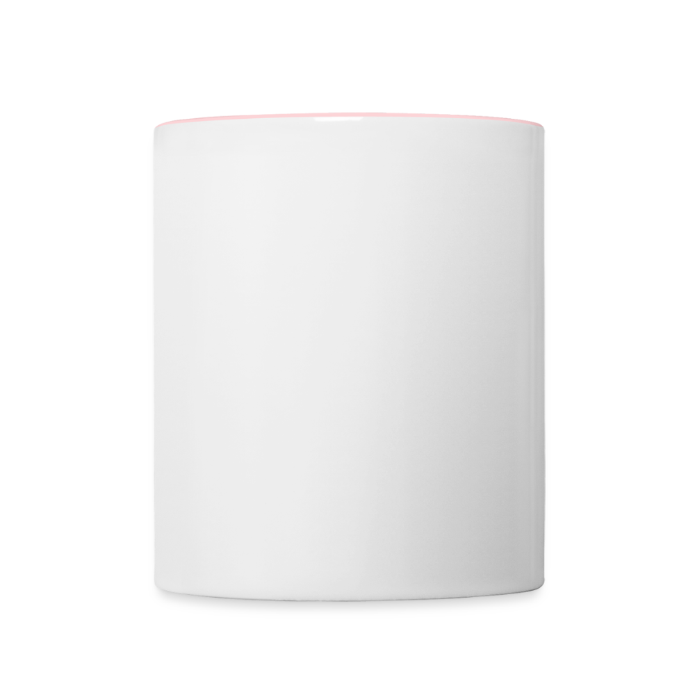 Mok tweekleurig - wit/roze