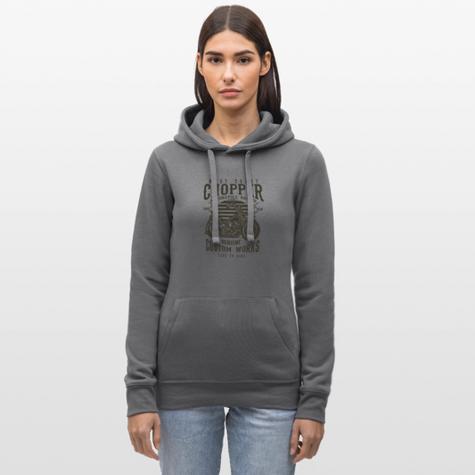 Vrouwenhoodie van Russell - grijs
