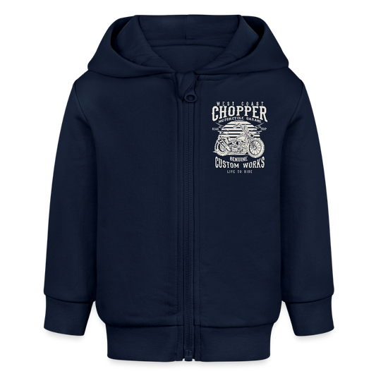 Stanley/Stella Bio zip-hoodie BABY CONNECTOR - navy