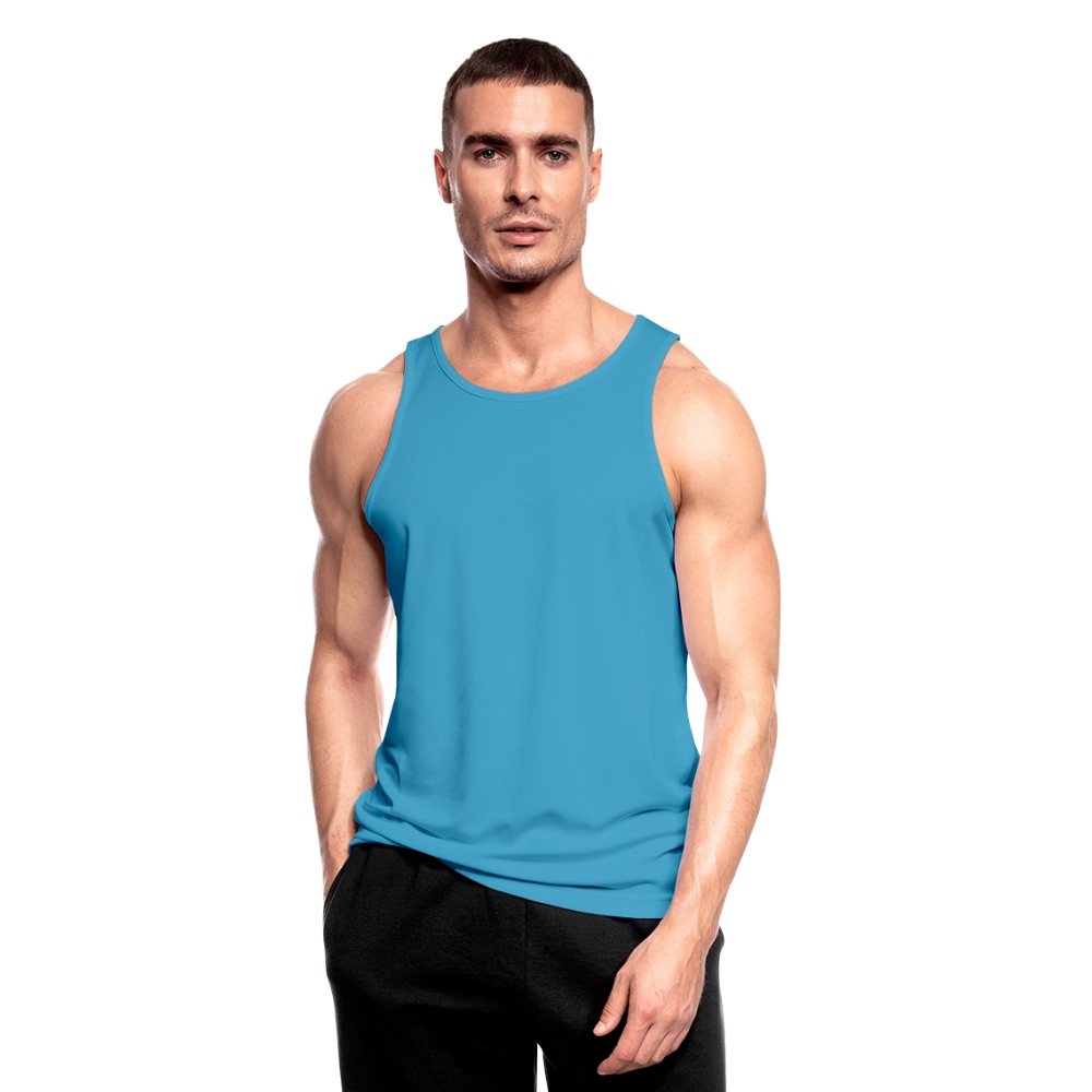 Mannen tanktop ademend actief - saffierblauw