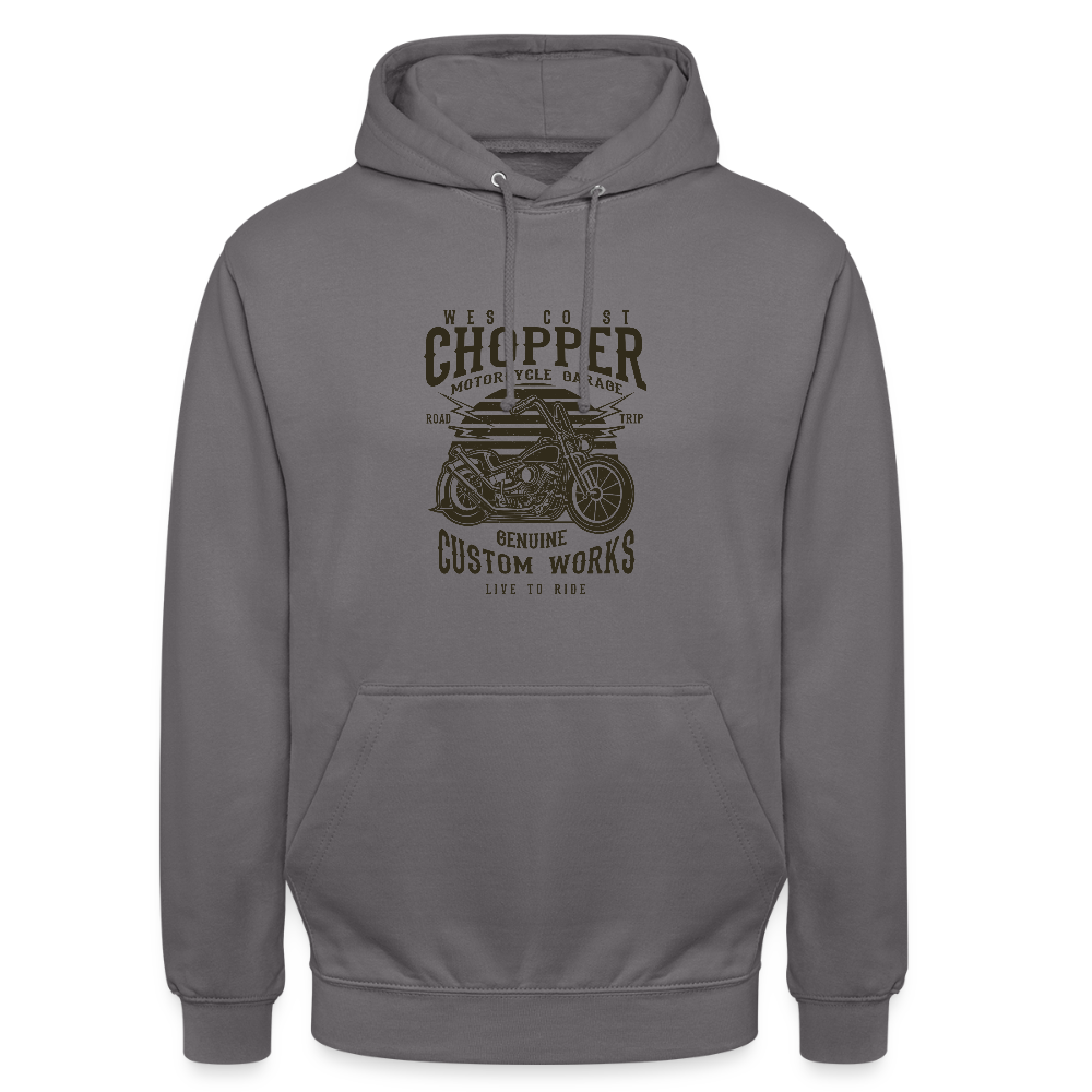 Hoodie unisex - middelgrijs