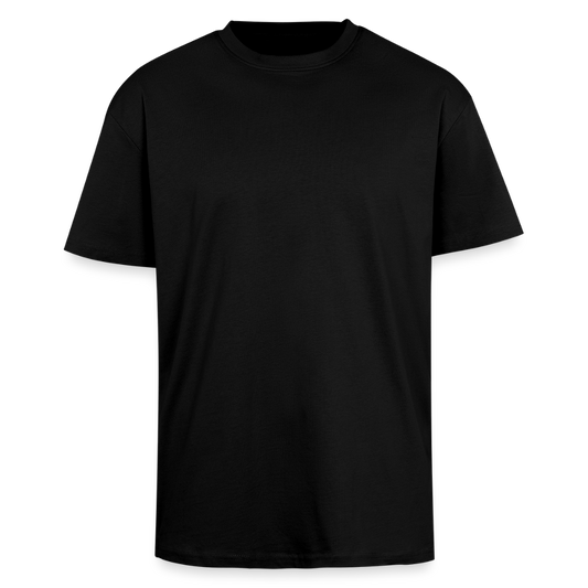 Dik oversized T-shirt - zwart