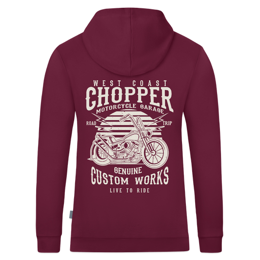 JAKO Teenager hoodie Organic - wijnrood