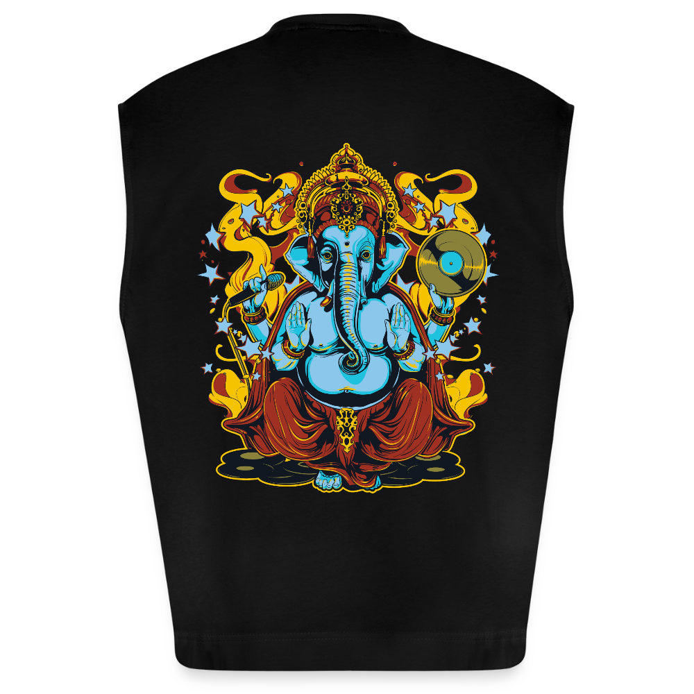 Heavyweight oversized organic tanktop made in EU Unisex - SOLID BLACK