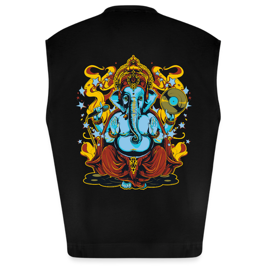 Heavyweight oversized organic tanktop made in EU Unisex - SOLID BLACK