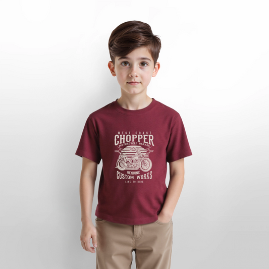Stanley/Stella Kinder-T-shirt MINI CREATOR 2.0 - bourgognerood