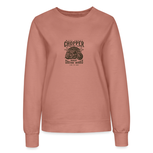 Vrouwen sweatshirt - altrosa