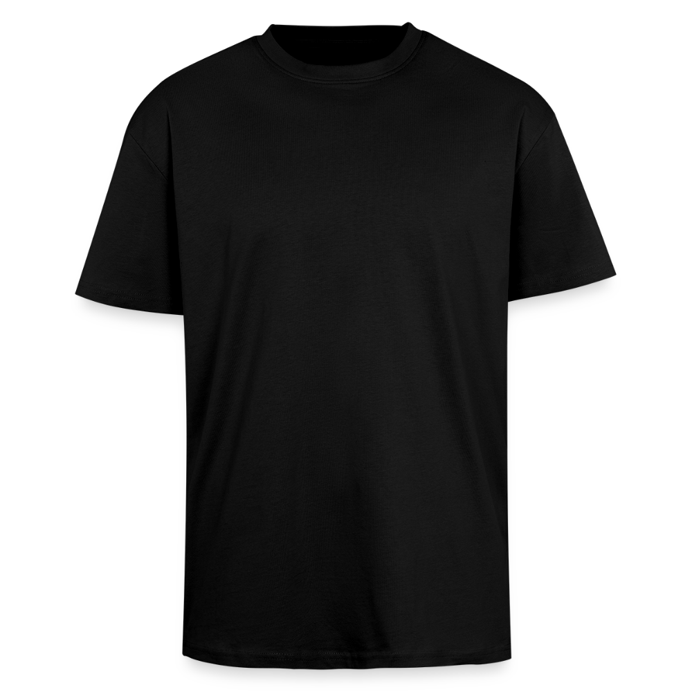 Dik oversized T-shirt - zwart
