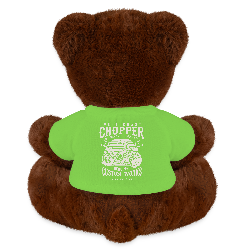 MiniFeet® RecycelBär® bruin - lichtgroen