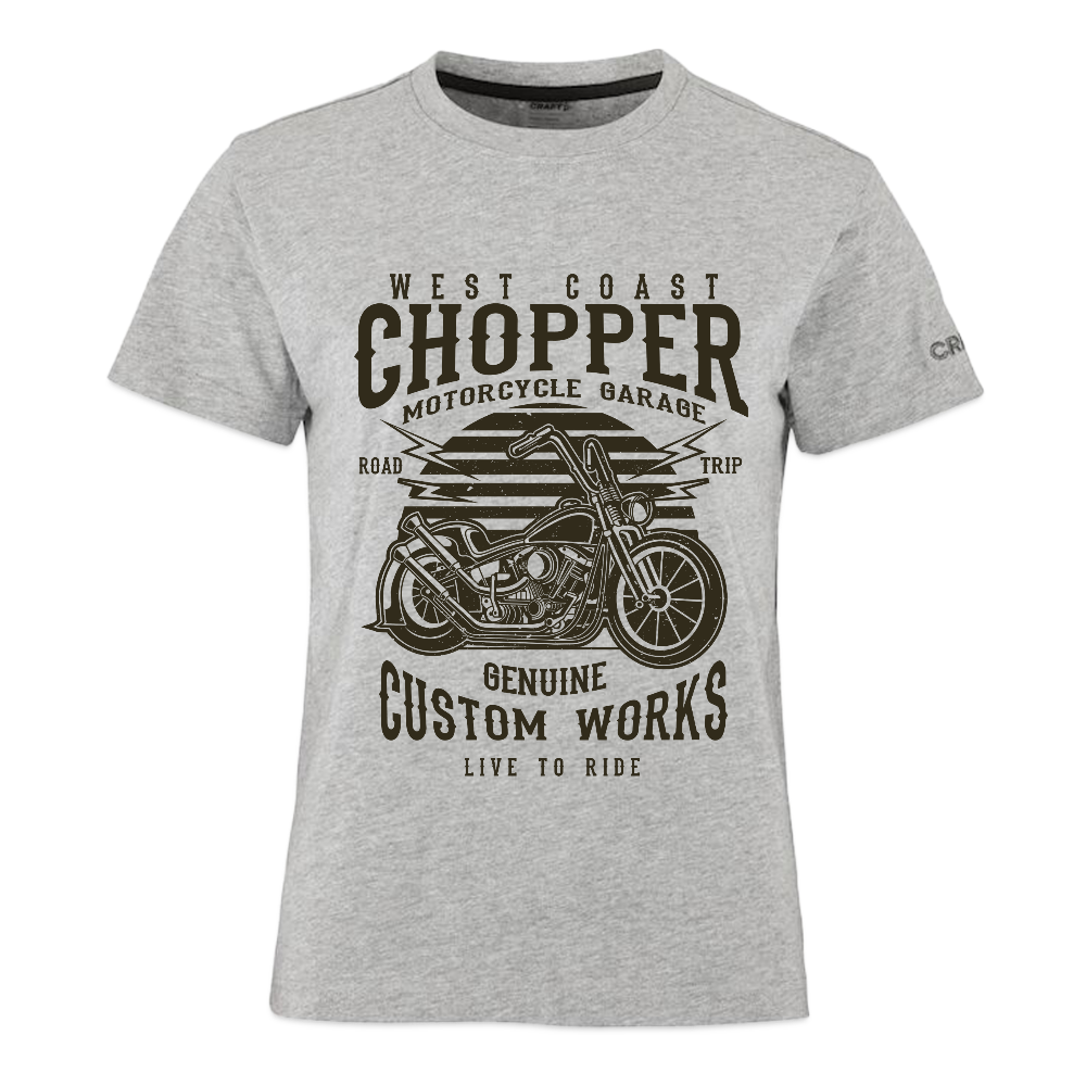 CRAFT Community 2.0 vrouwen T-shirt - grijs gemêleerd