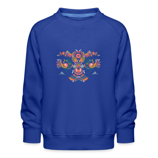 Kinderen premium sweater - koningsblauw