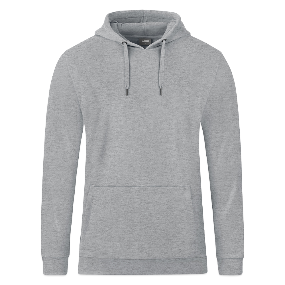 JAKO Hoodie Organic - grijs gemêleerd
