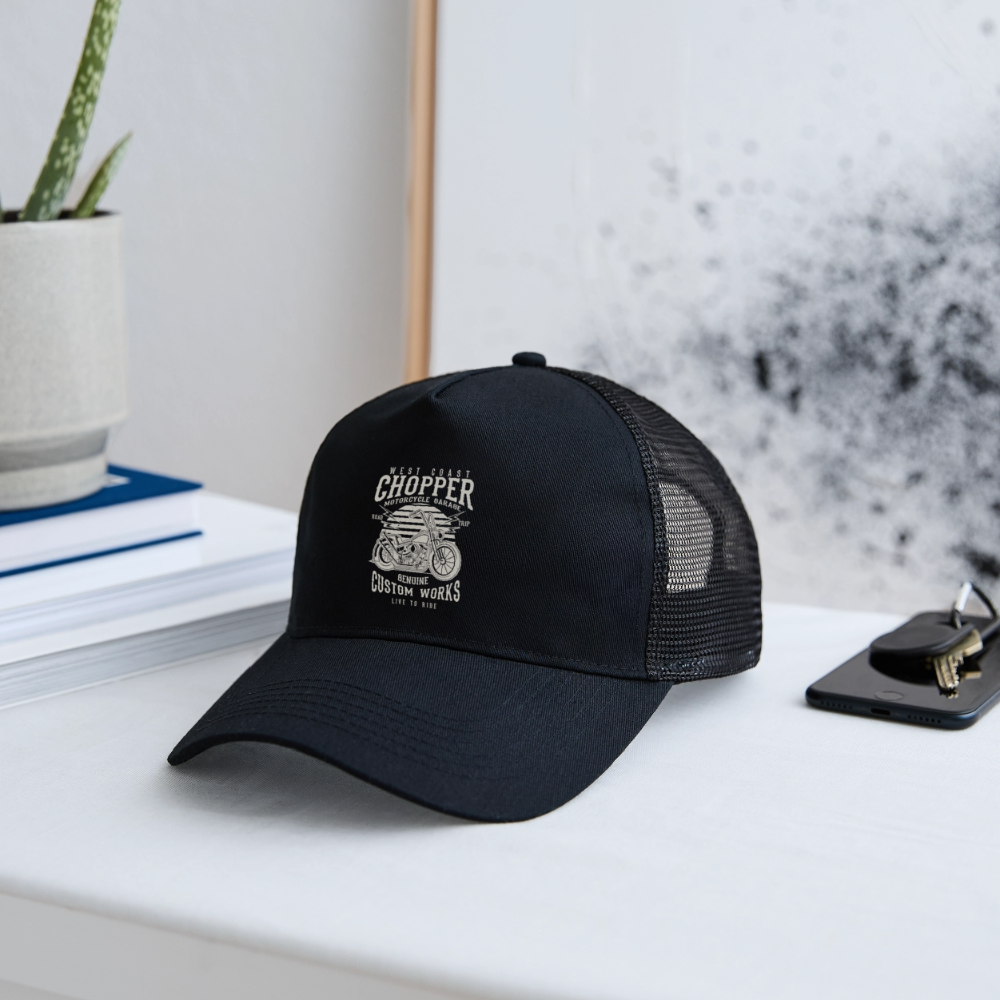 Trucker Cap - zwart/zwart