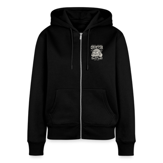 Vrouwenjack met capuchon Premium - zwart