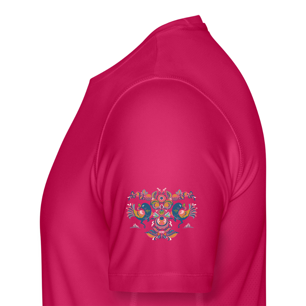 JAKO Mannen T-shirt Run 2.0 - donker roze