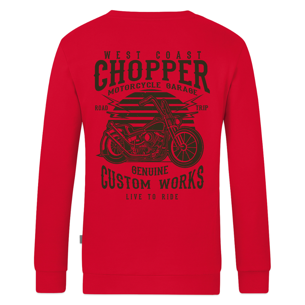 JAKO Sweatshirt Organic - rood