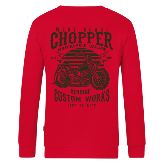 JAKO Sweatshirt Organic - rood
