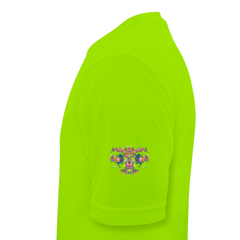 Mannen T-shirt ademend actief - neongroen