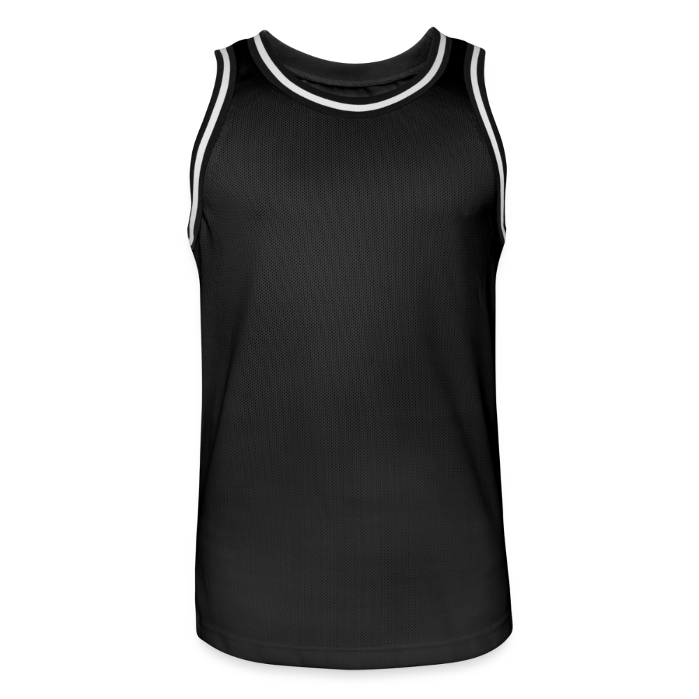 Mannen basketbal shirt - zwart/wit
