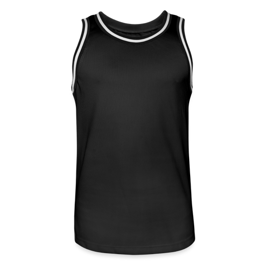 Mannen basketbal shirt - zwart/wit
