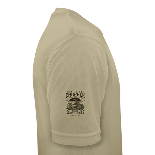 Mannen T-shirt ademend actief - zandbeige