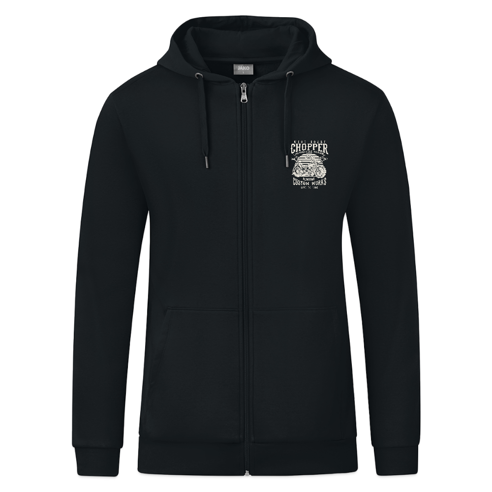 JAKO Ziphoodie Organic - zwart