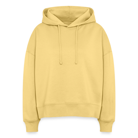 Stanley/Stella Vrouwen boxy bio hoodie Nora - gewassen geel
