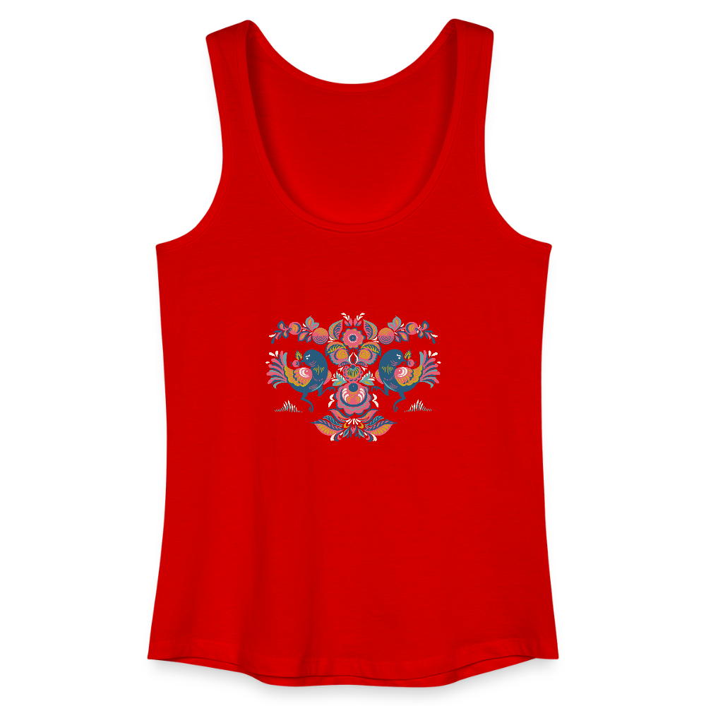 Vrouwen bio tanktop - rood