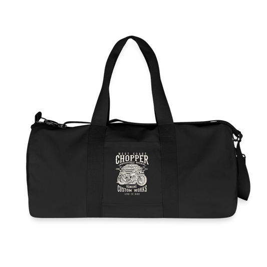 Stanley/Stella gerecyclede canvas sporttas - zwart