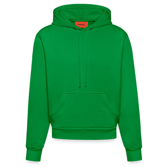 Organic fitted hoodie made in EU - City Green