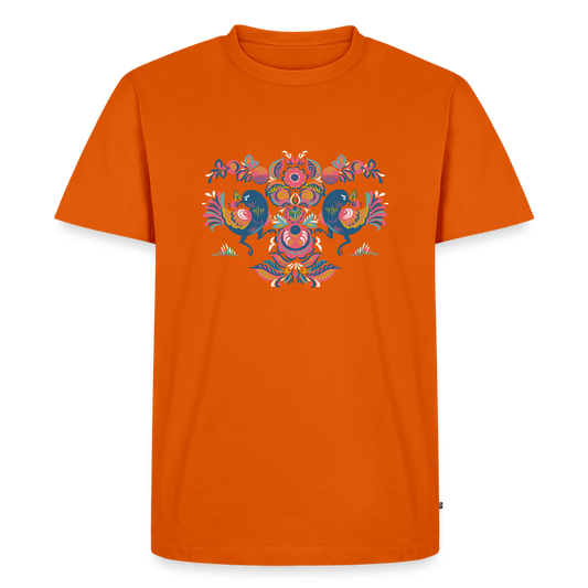 Mannen Premium T-shirt - oranje 