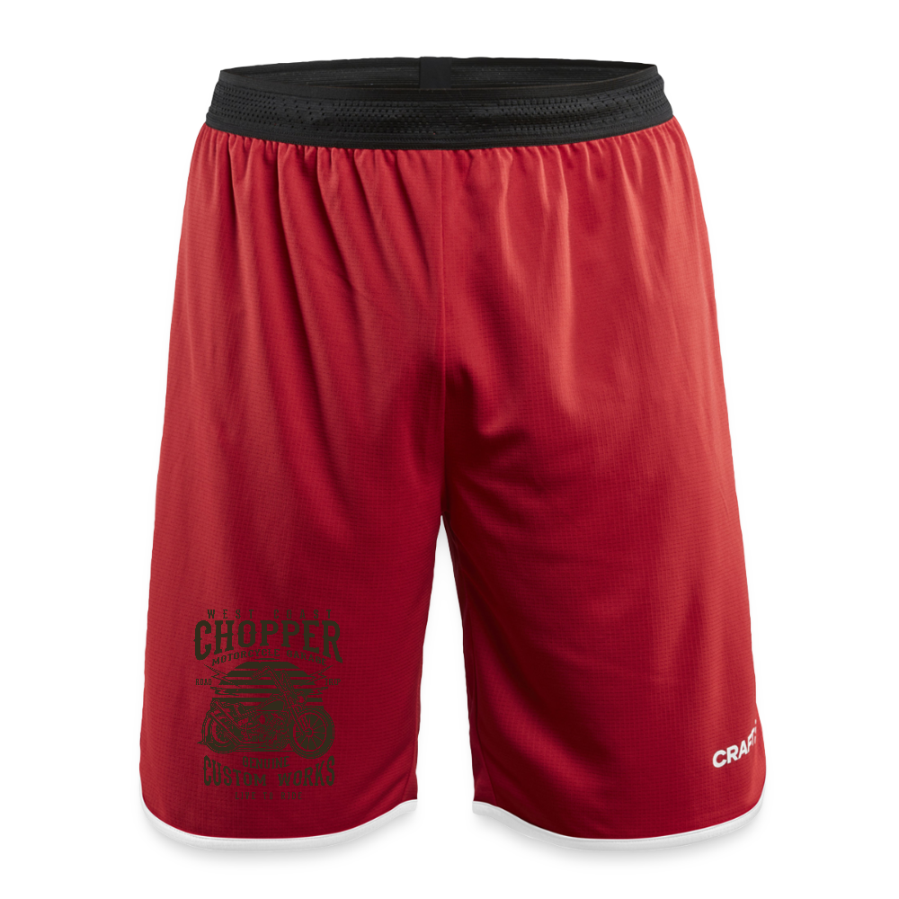 CRAFT Progress mannen basketbalshorts - donkerrood