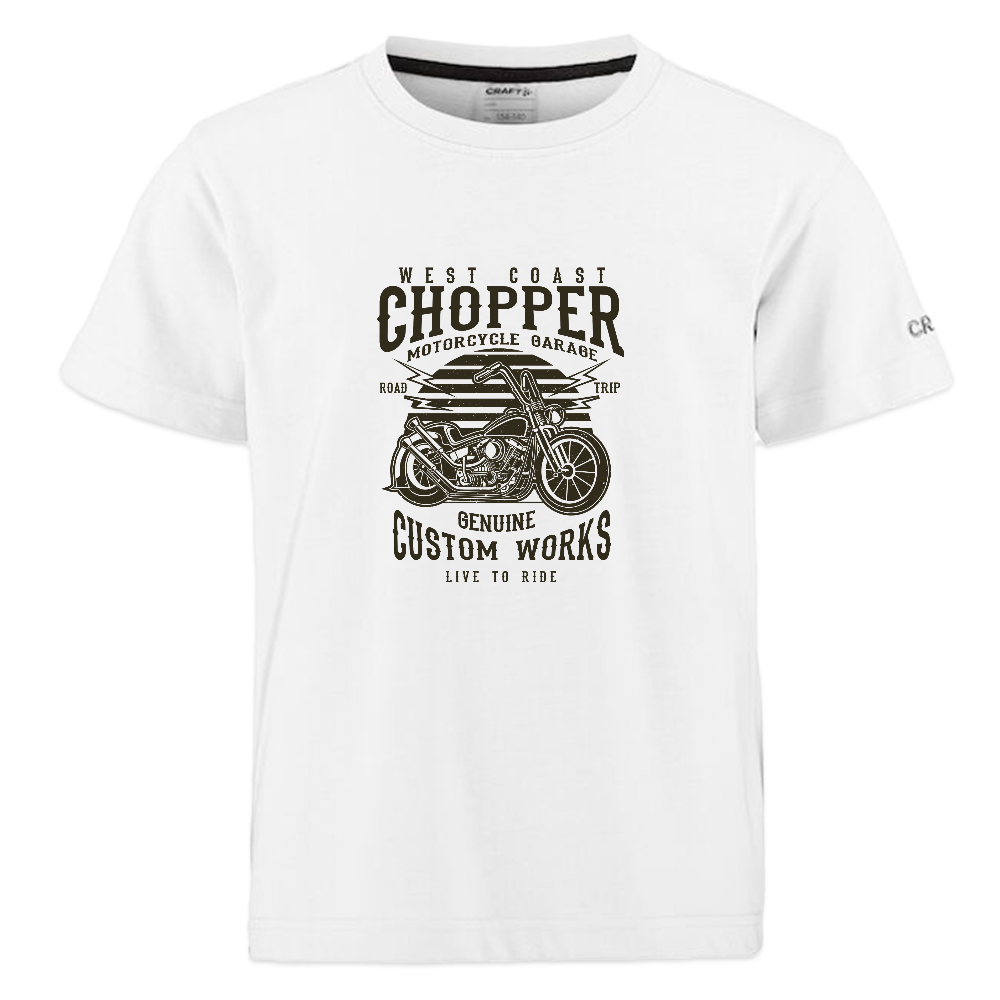 CRAFT Community 2.0 tieners T-shirt - wit
